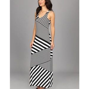 Calvin Klein Striped MJ Maxi Dress